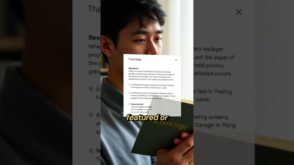 Video thumbnail: Visual Part 1 of 5: How to Get a Google Knowledge Panel for Your Personal Brand: Write a Book